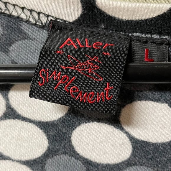 Aller Simplement, Bohemian Shirt Dress, comfortable cotton abstract patterns - Picture 4 of 4